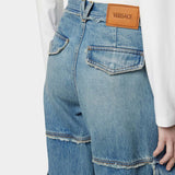 立體繭型牛仔褲