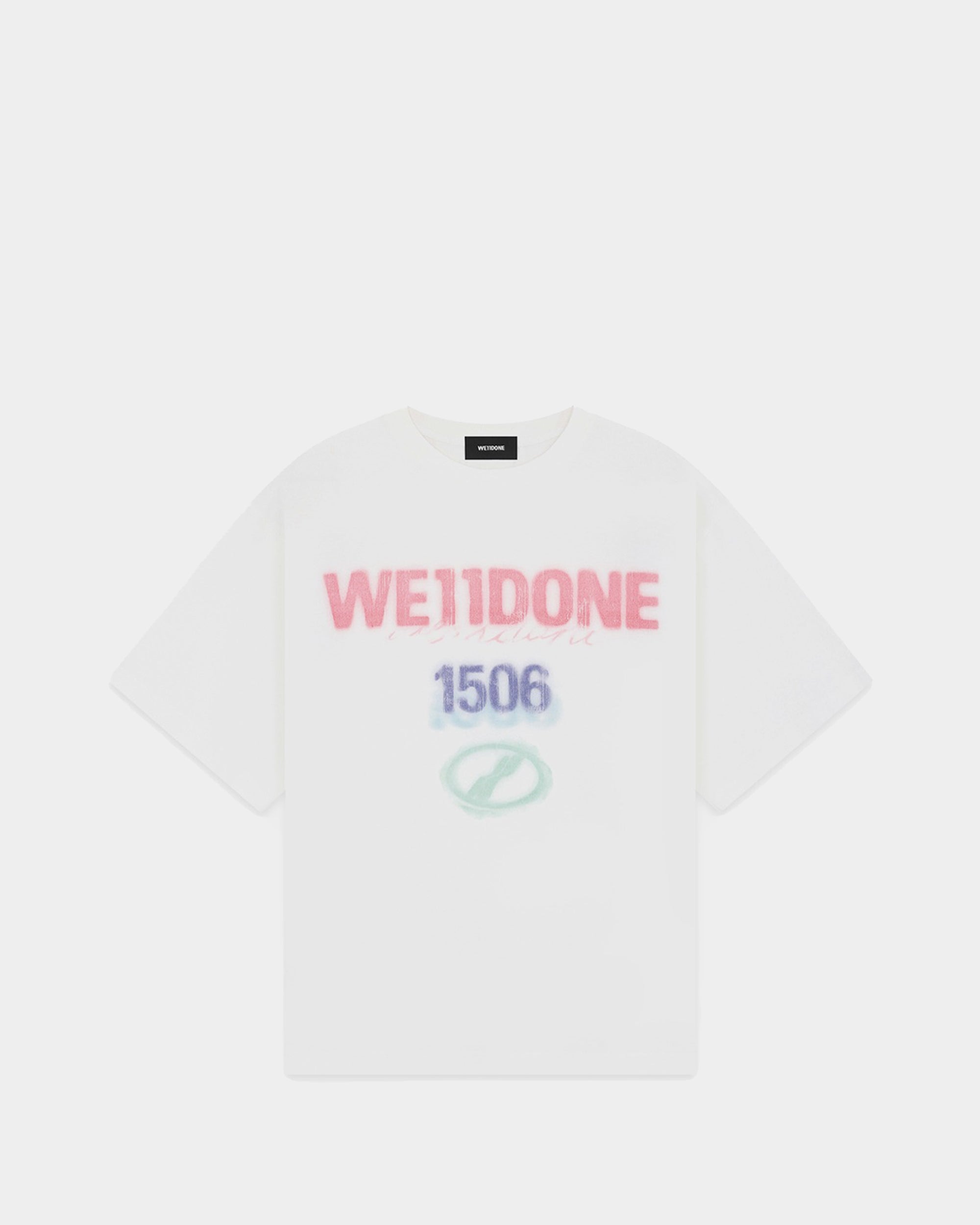 WE11DONE 彩色Logo短袖T-Shirt
