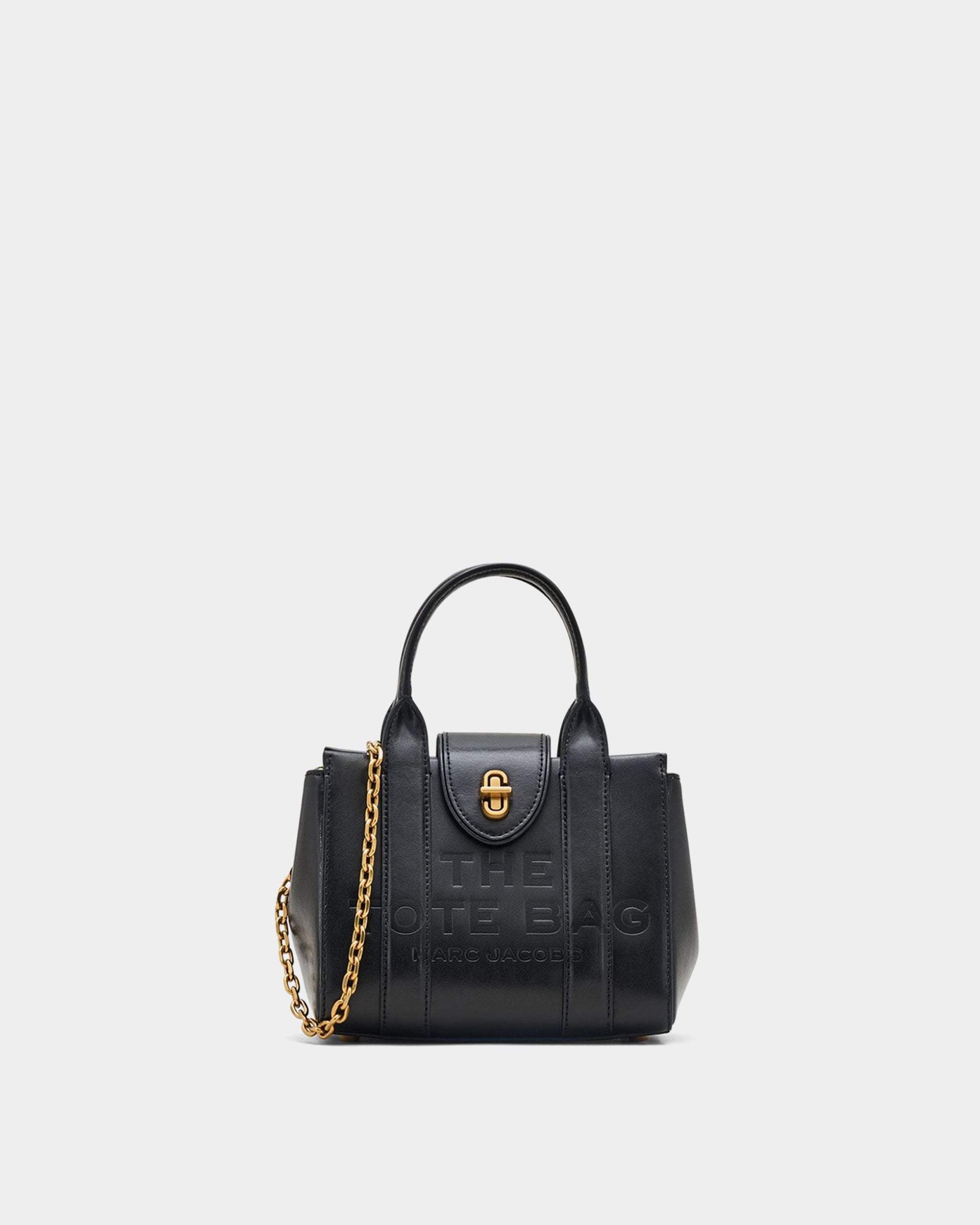 MARC JACOBS 金鍊翻蓋托特包