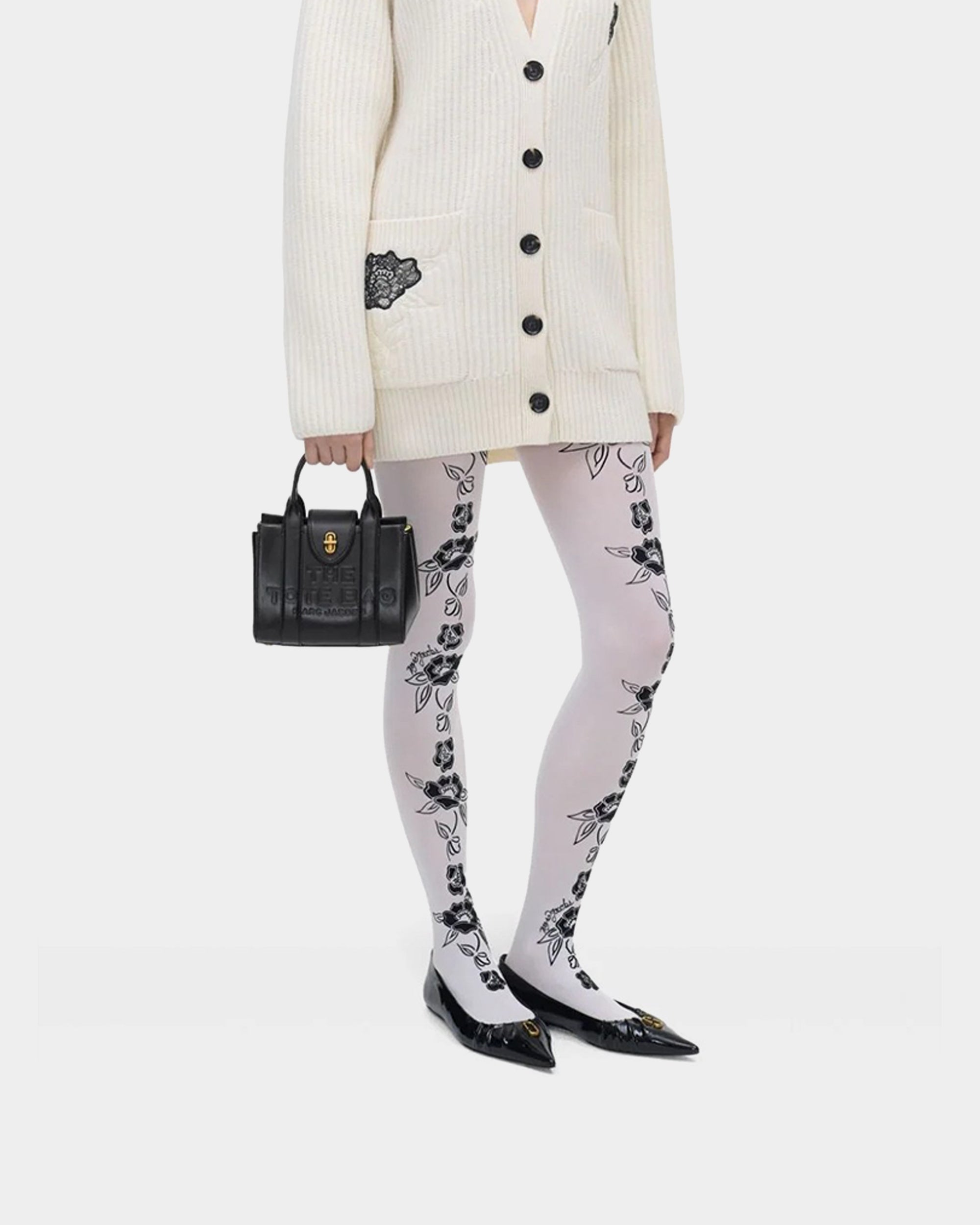 MARC JACOBS 金鍊翻蓋托特包
