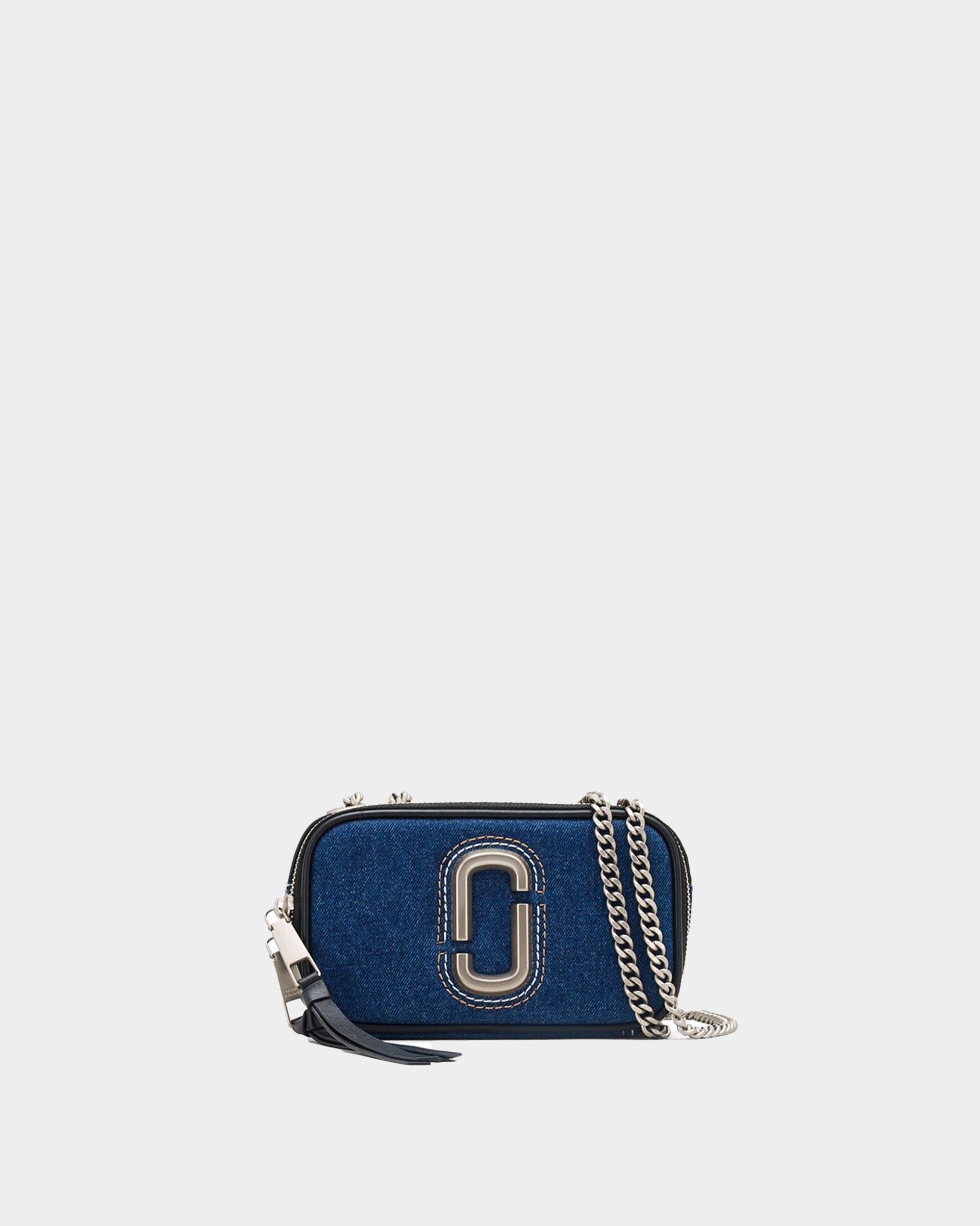 MARC JACOBS 金屬鍊條牛仔相機包
