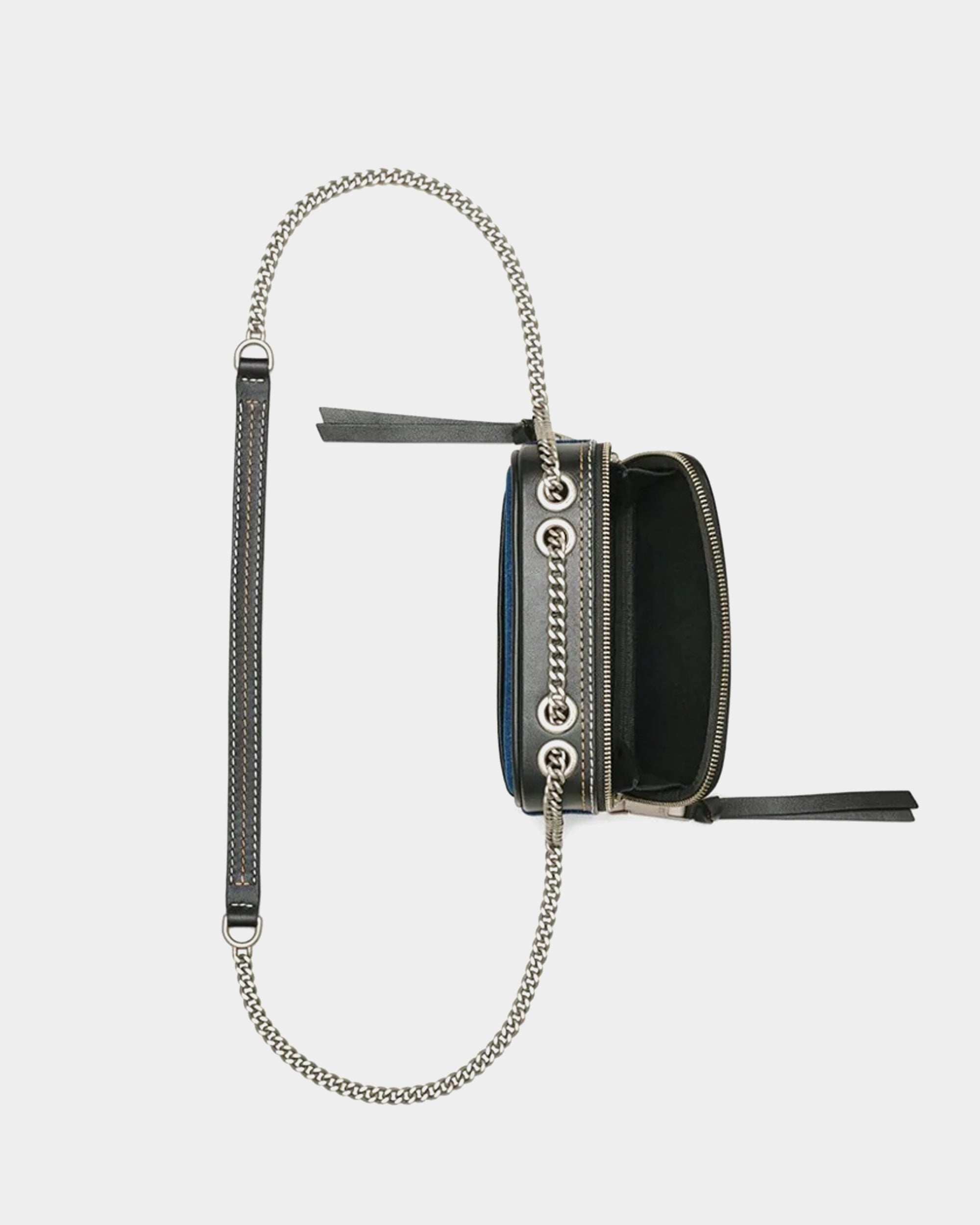 MARC JACOBS 金屬鍊條牛仔相機包