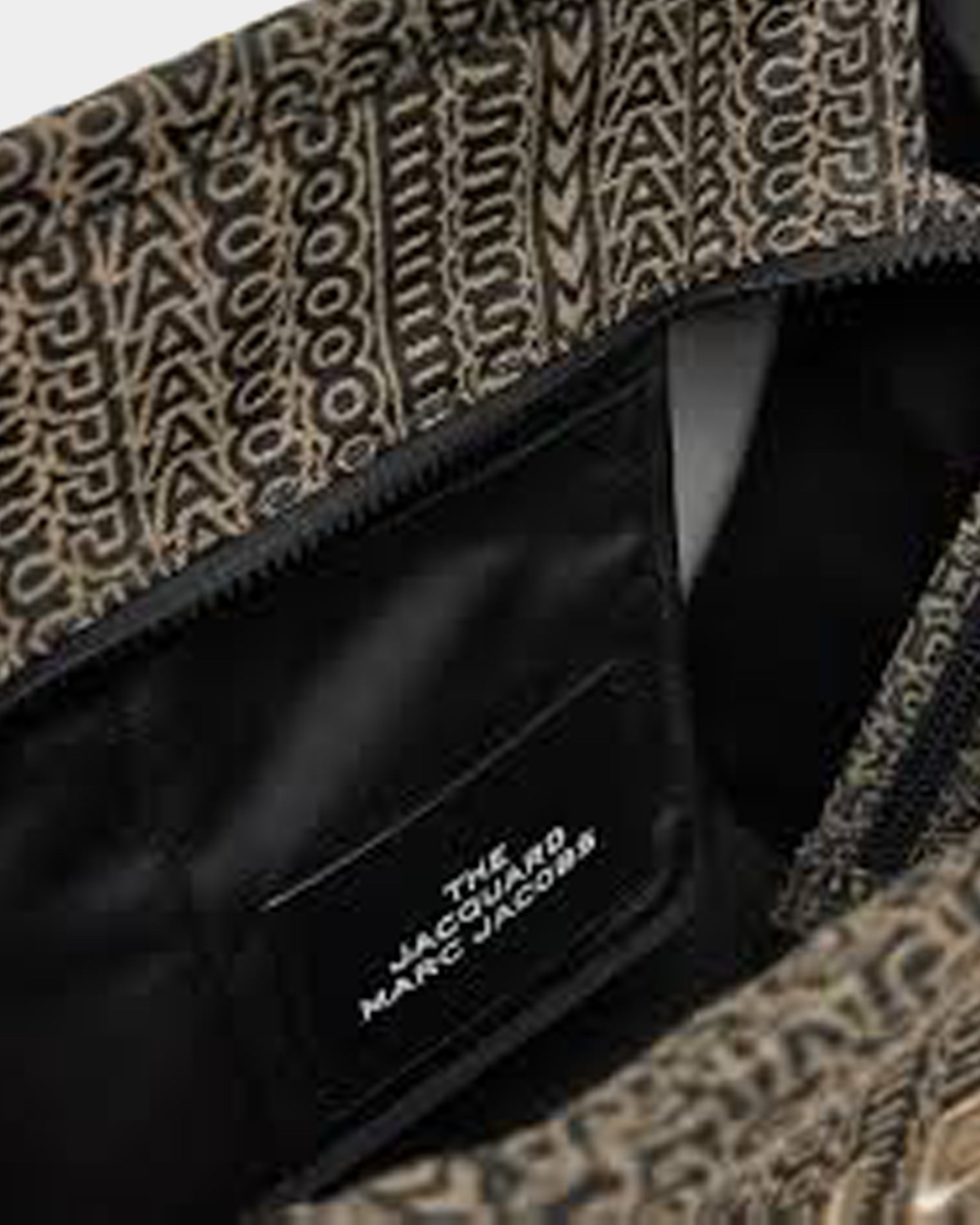 MARC JACOBS Large Tote Bag with Jacquard Lettering 