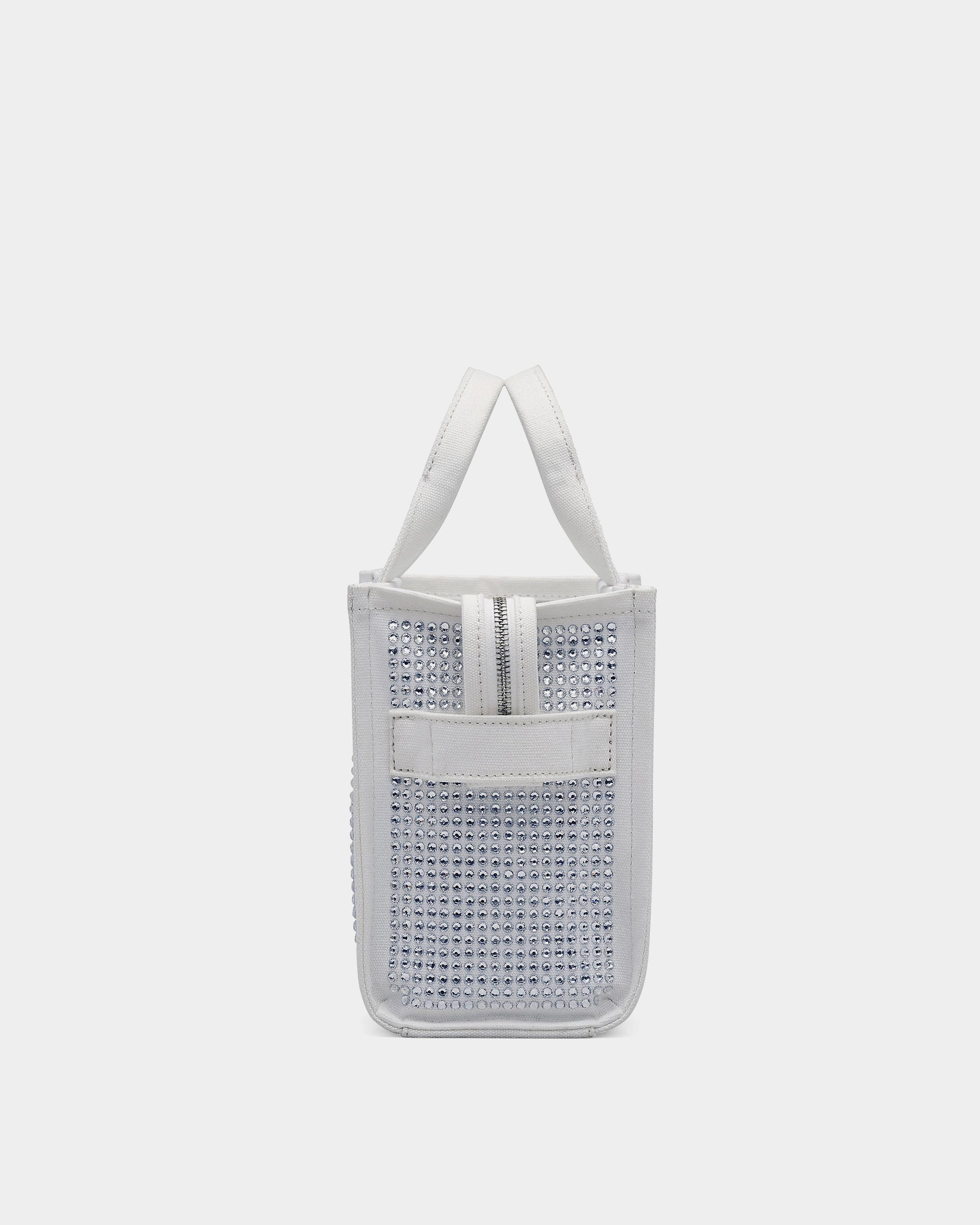 MARC JACOBS Small rhinestone canvas tote 