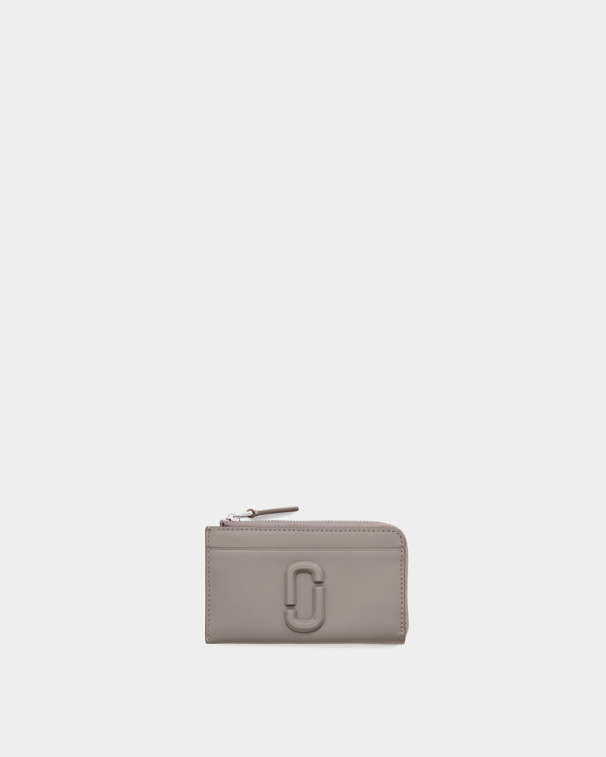 MARC JACOBS  浮雕 LOGO 拉鍊多功能皮夾