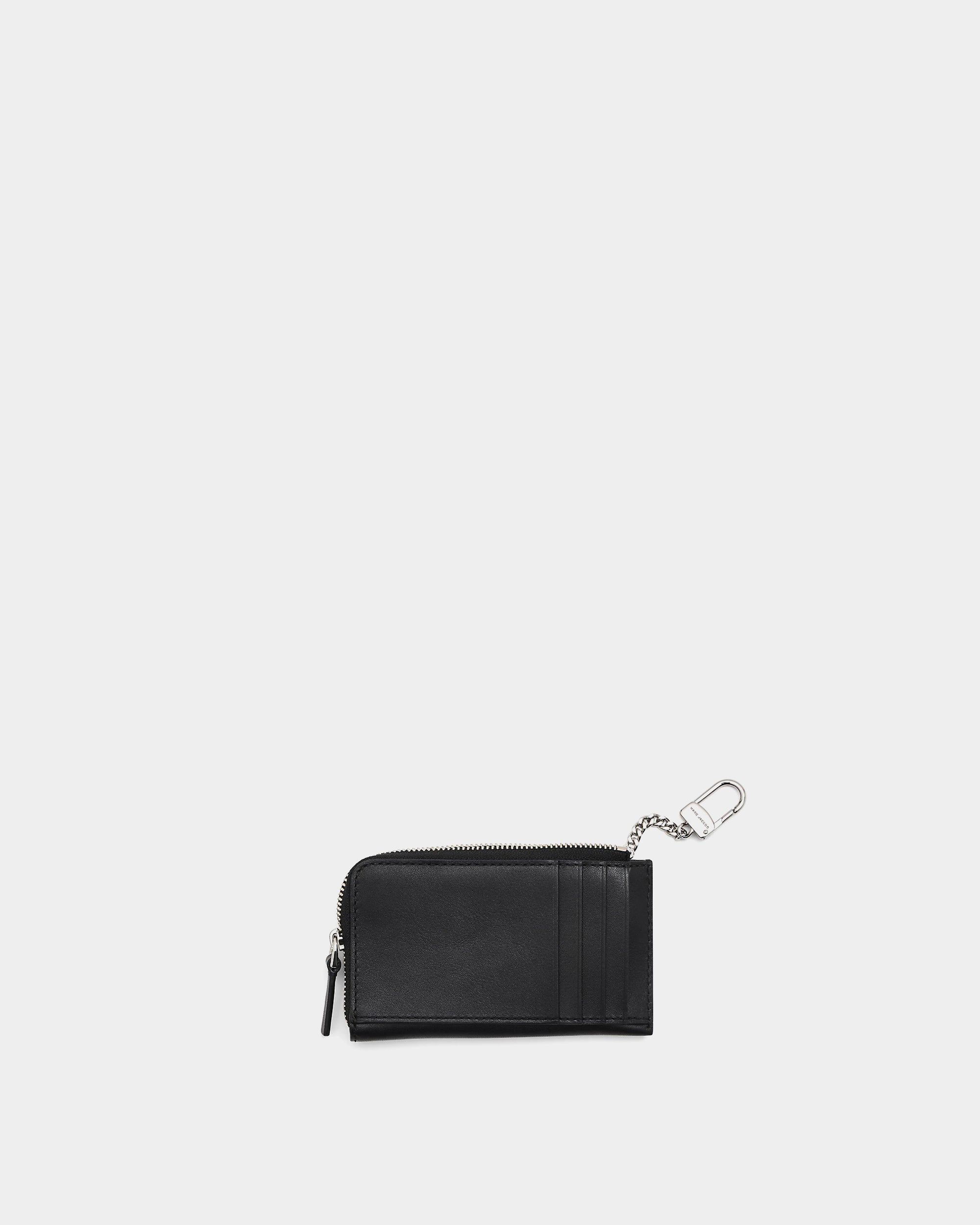 MARC JACOBS  浮雕 LOGO 拉鍊多功能皮夾