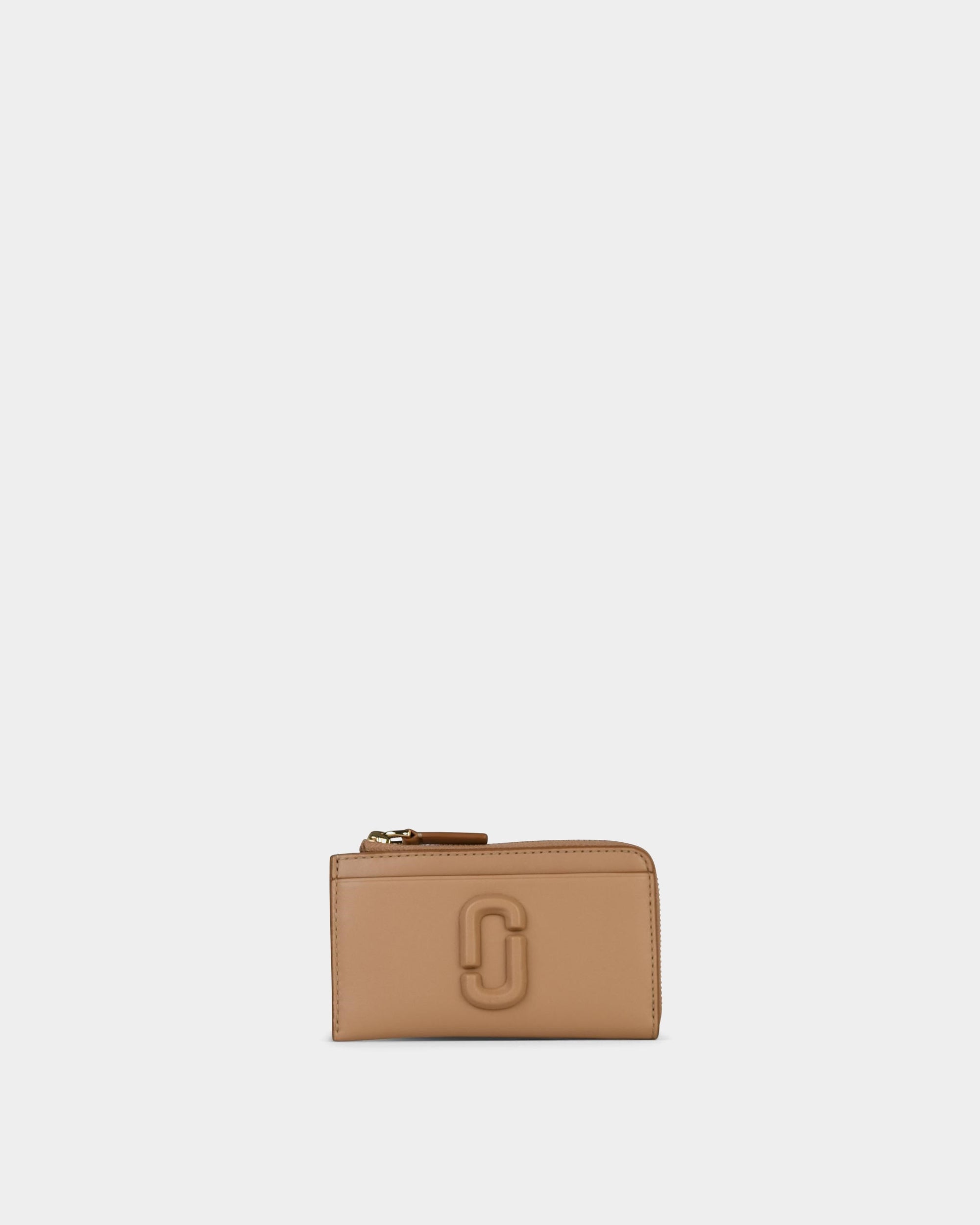 MARC JACOBS  浮雕 LOGO 拉鍊多功能皮夾