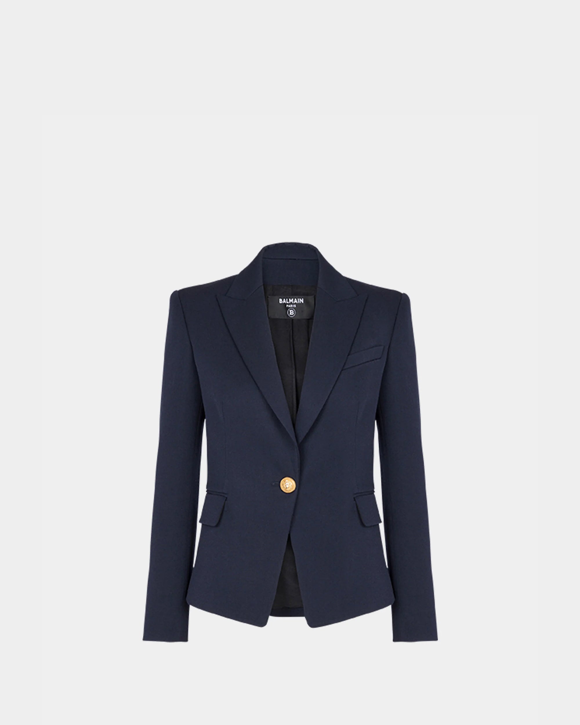 BALMAIN 單扣羊毛外套