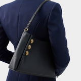 BALMAIN Emblème Classic Lion Head Buckle Shoulder Bag 