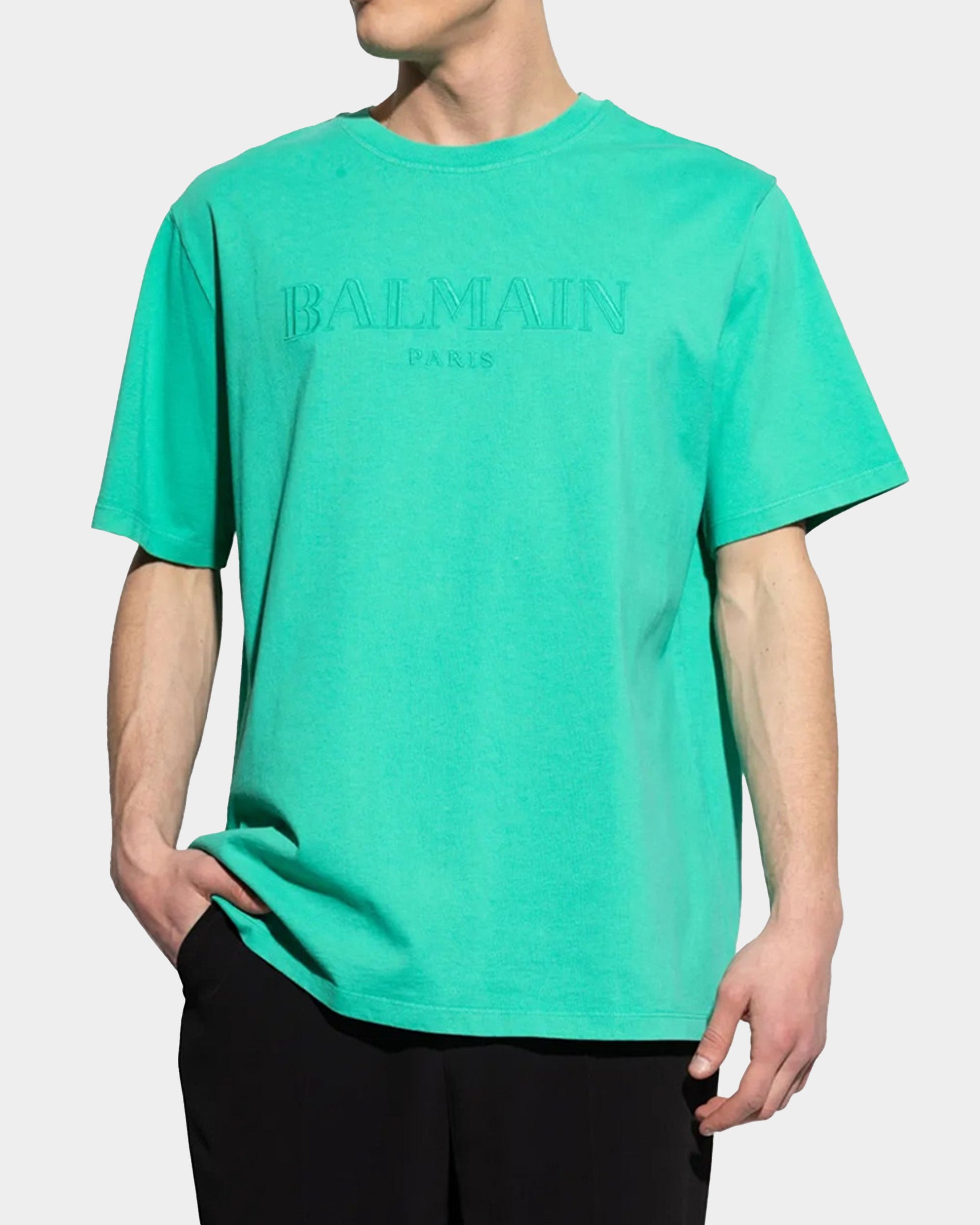 BALMAIN 男款刺繡經典 Logo T-shirt