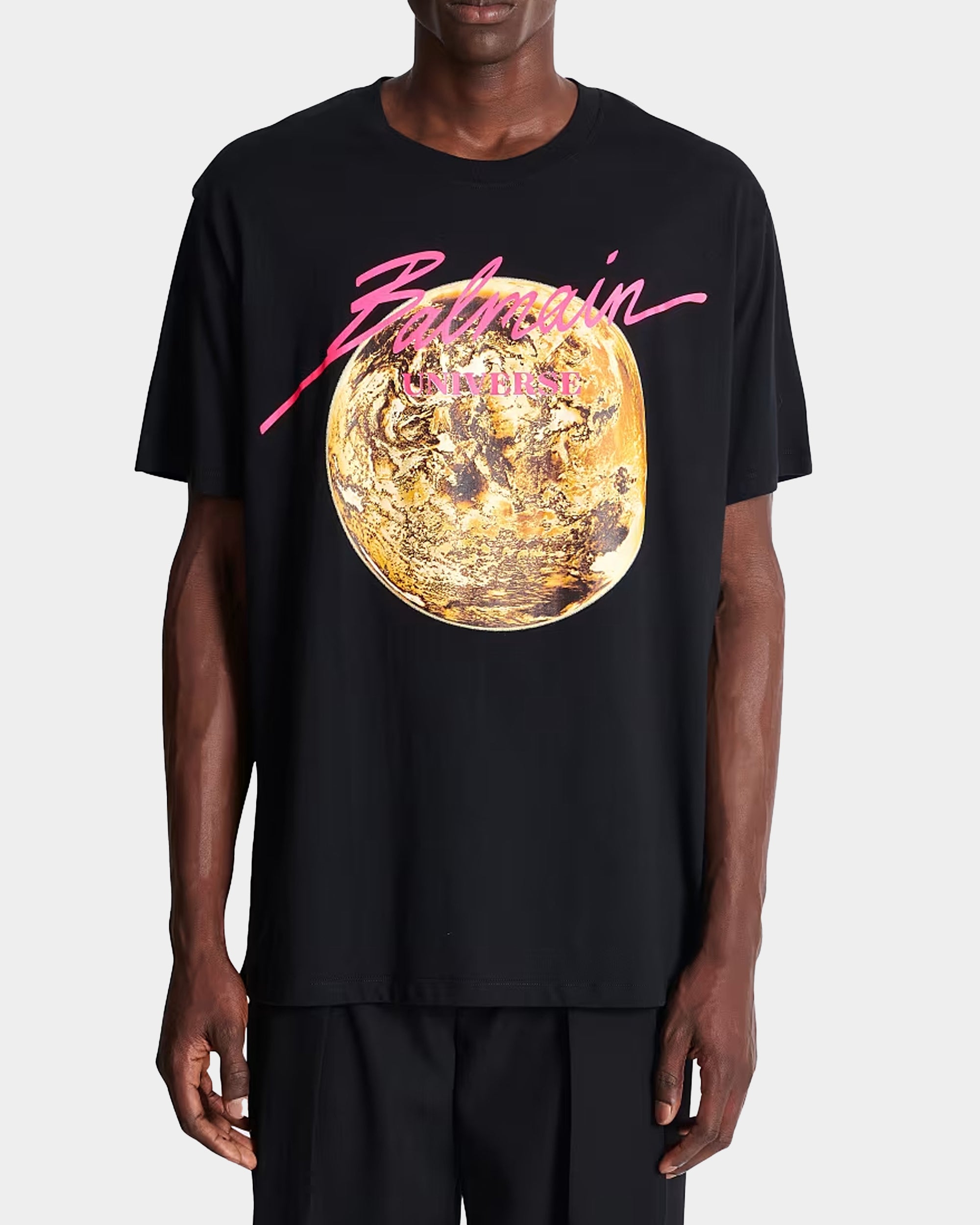 BALMAIN 金色星球浮雕 T-shirt
