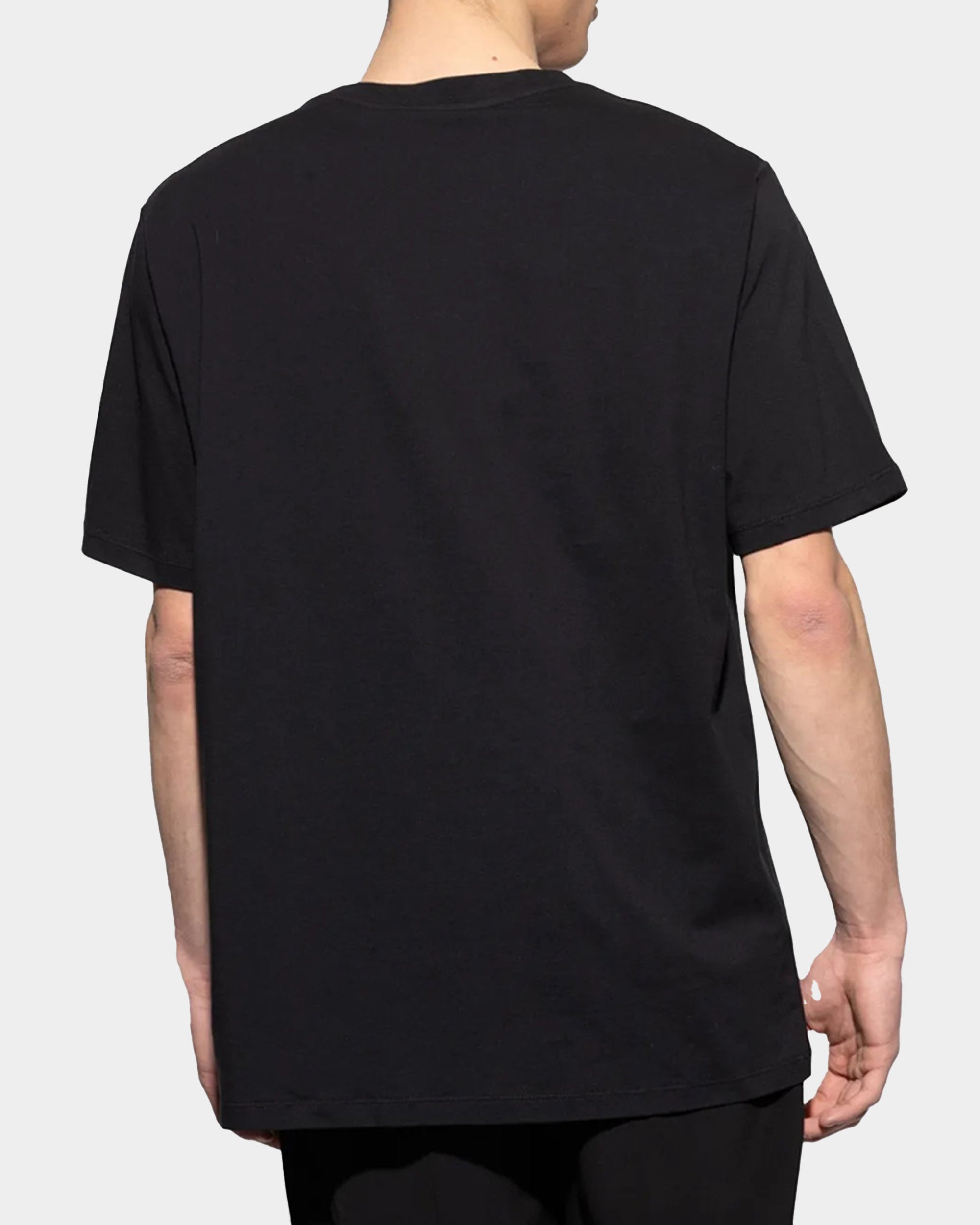 星球印花黑色 T-shirt