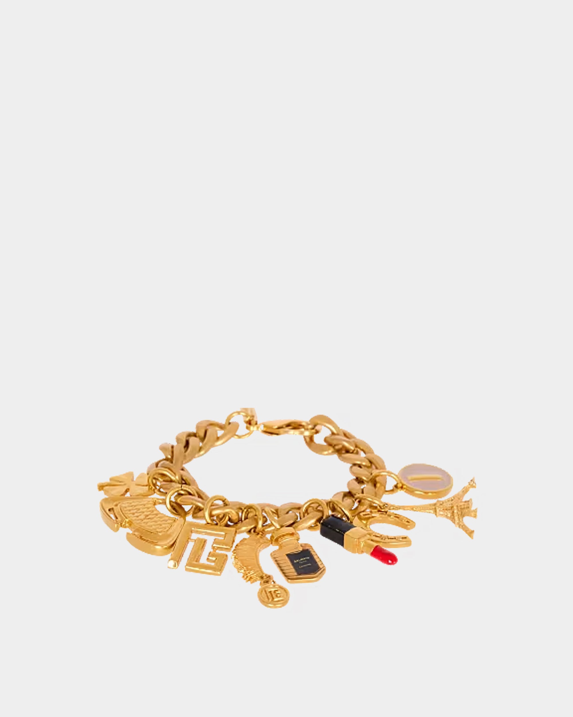 BALMAIN Beauty gold chain charm bracelet 