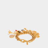 BALMAIN Beauty gold chain charm bracelet 