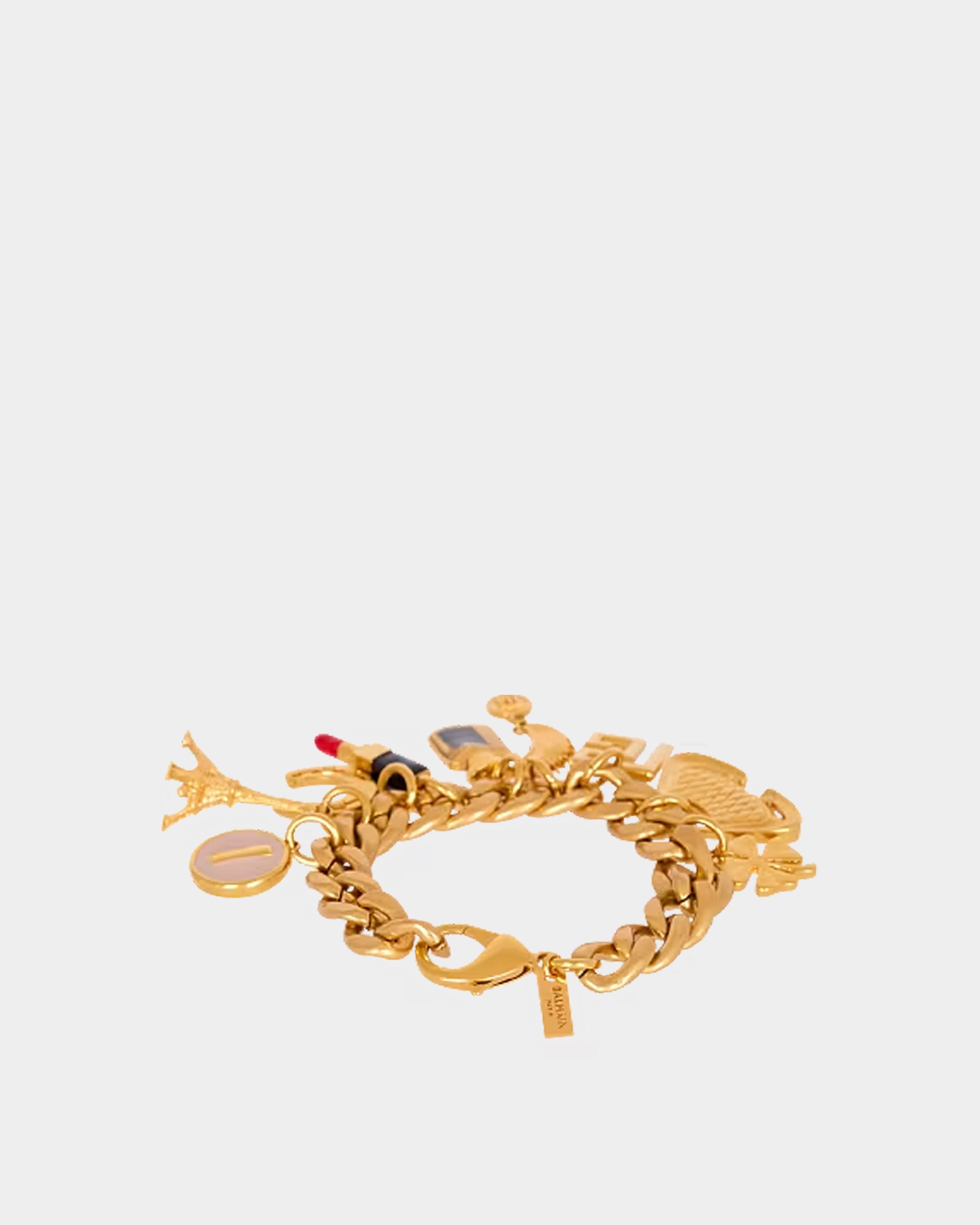 BALMAIN Beauty gold chain charm bracelet 