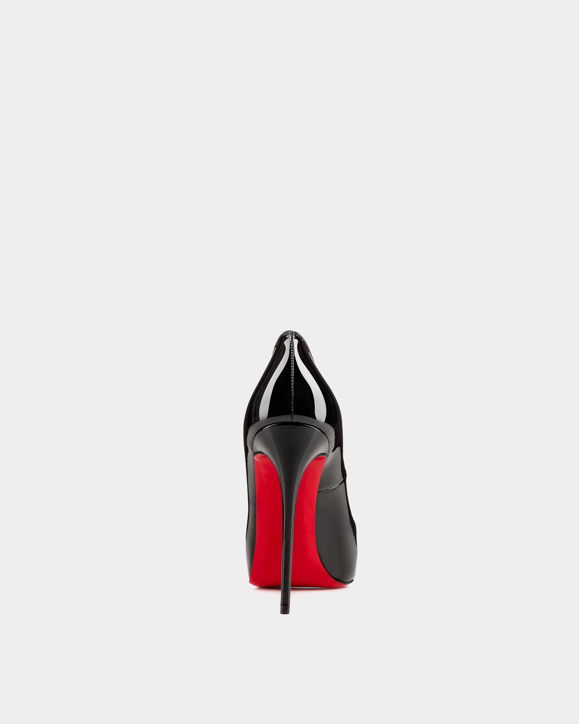 CHRISTIAN LOUBOUTIN Privé 露趾厚底 12 cm 高跟鞋 - 黑色