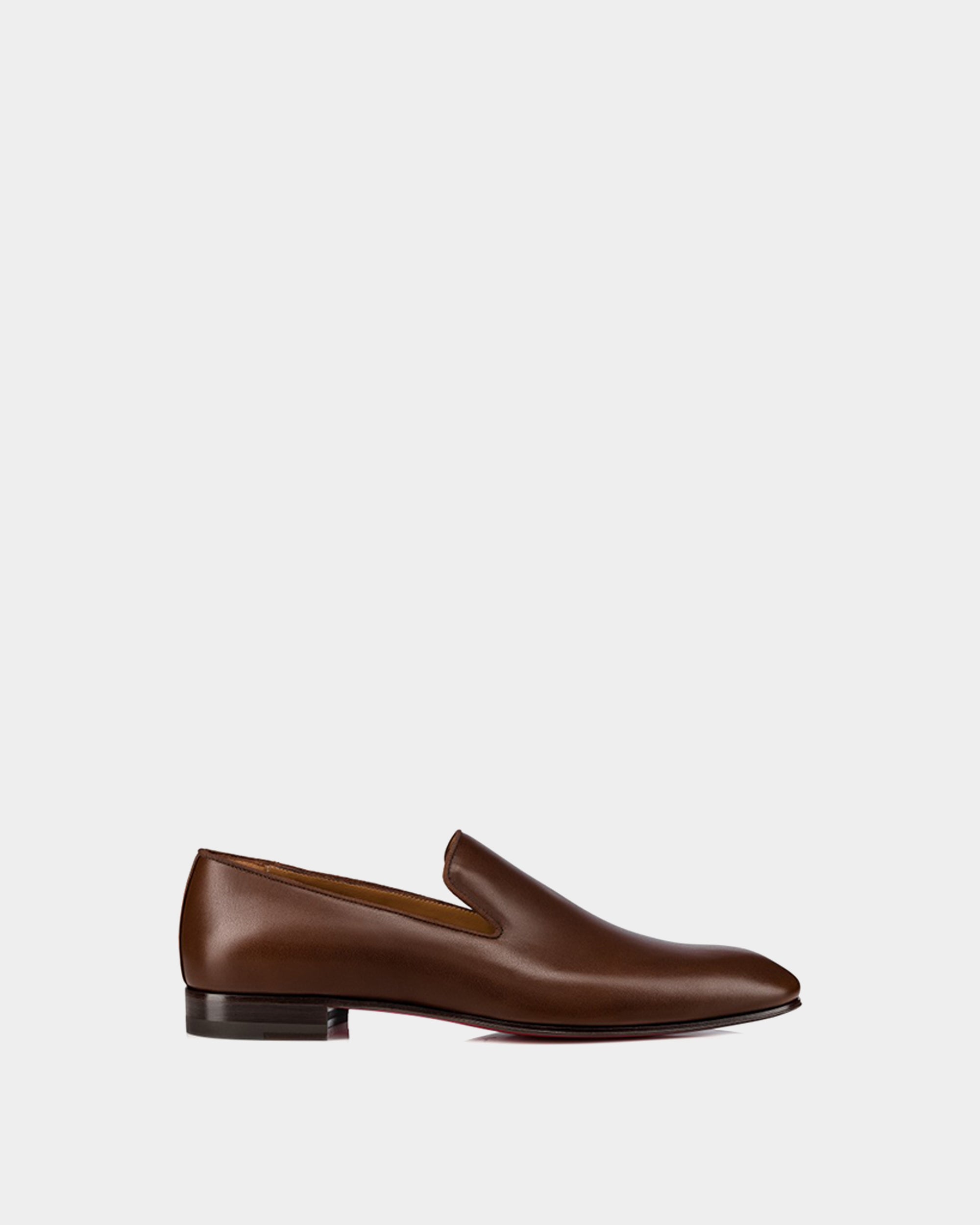 CHRISTIAN LOUBOUTIN Dandelion 棕色小牛皮樂福鞋