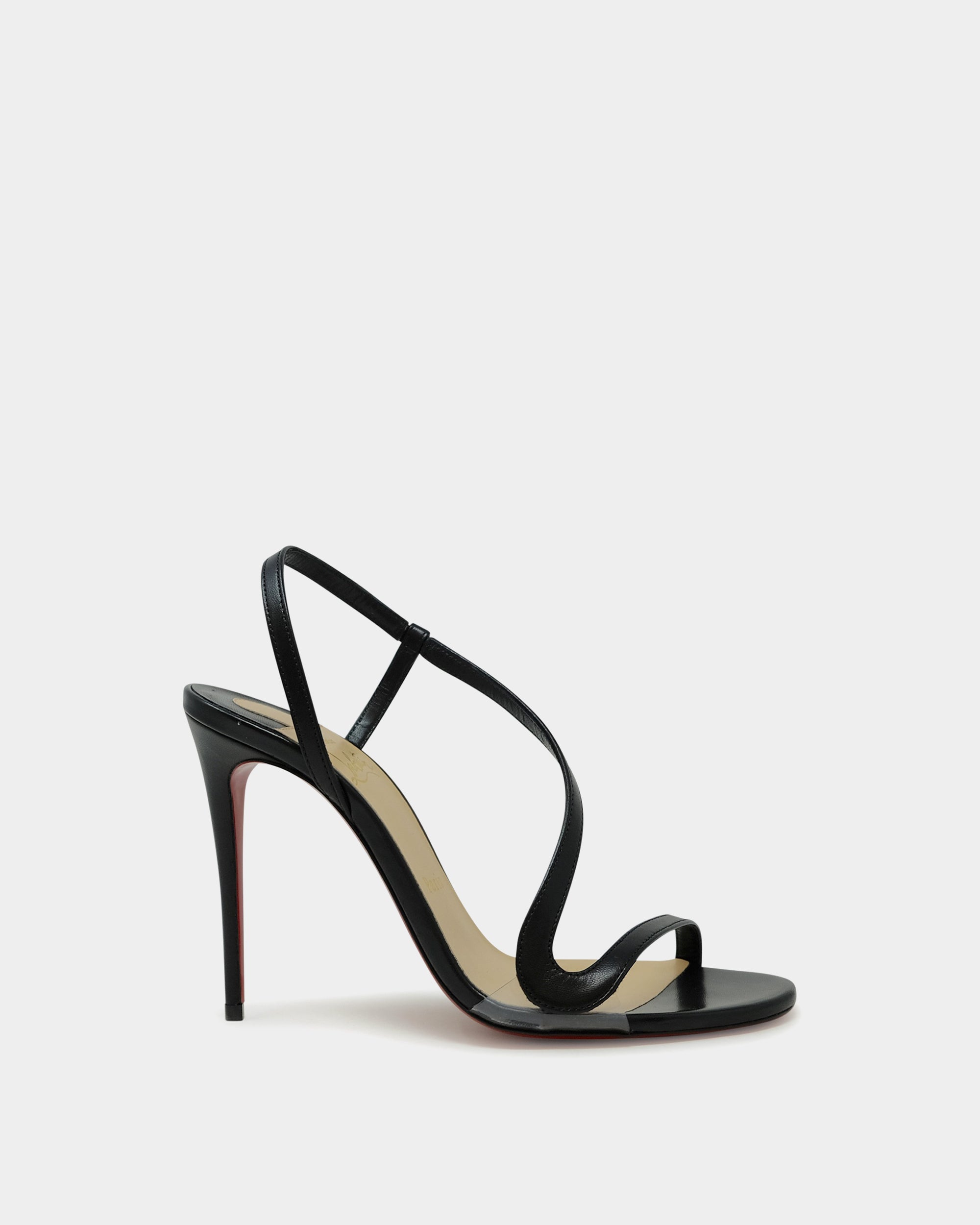 Rosalie 黑色細帶高跟鞋