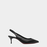 CHRISTIAN LOUBOUTIN Slingback 5.5 cm black pointed toe pumps 