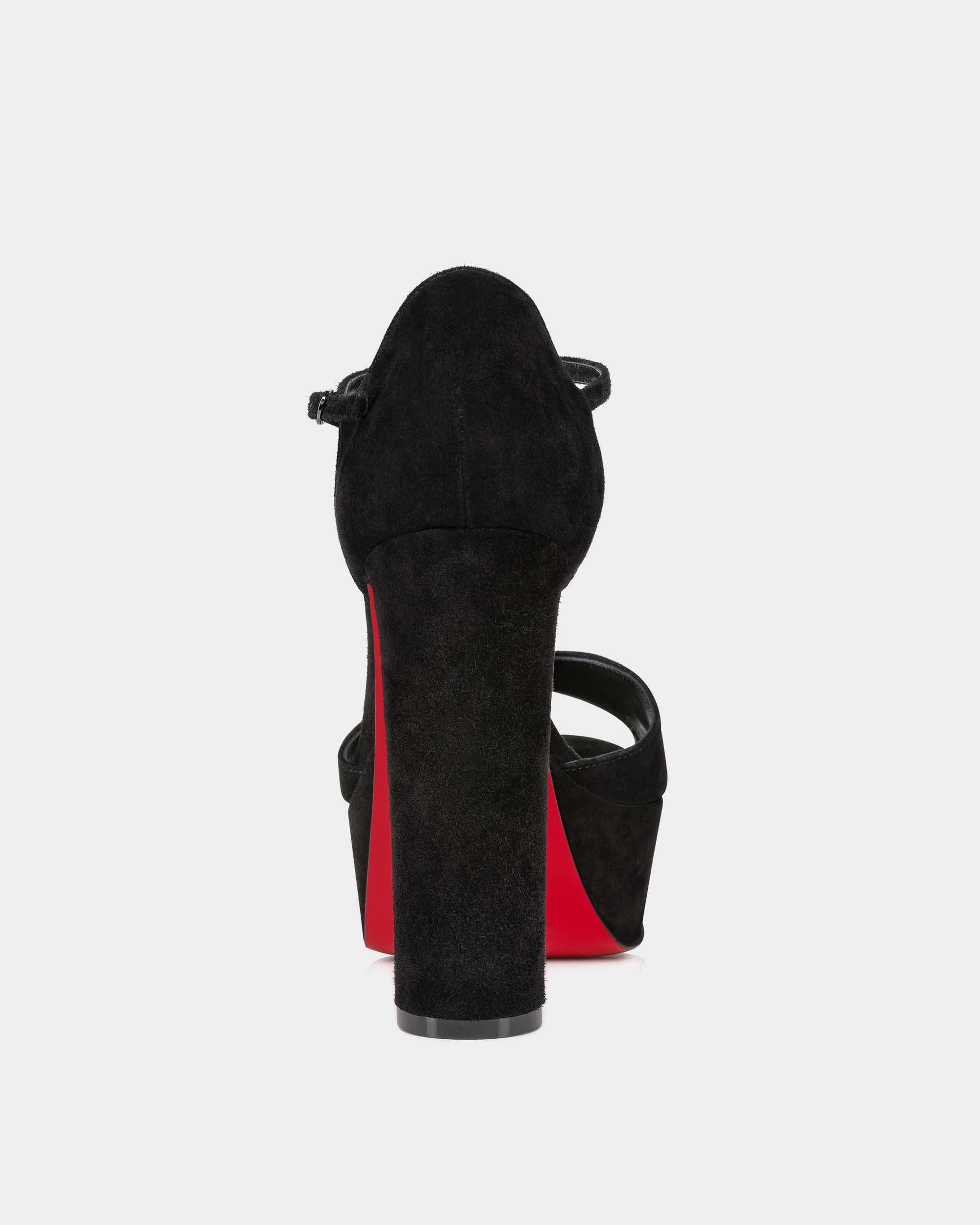 CHRISTIAN LOUBOUTIN 絨面 13 cm 高跟厚底跟鞋