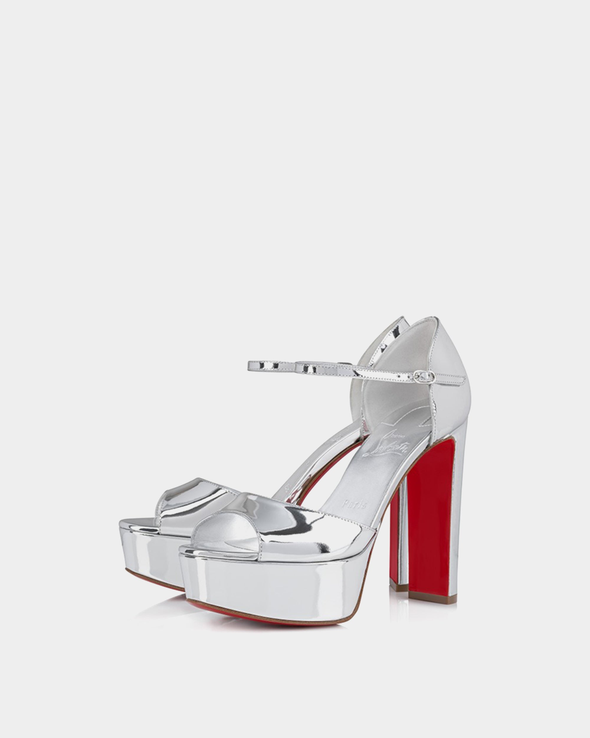CHRISTIAN LOUBOUTIN 金屬 13 cm 高跟厚底跟鞋