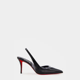 CHRISTIAN LOUBOUTIN Posticha 黑色漆皮 8 cm 高跟鞋