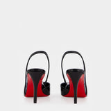 CHRISTIAN LOUBOUTIN Posticha 黑色漆皮 8 cm 高跟鞋