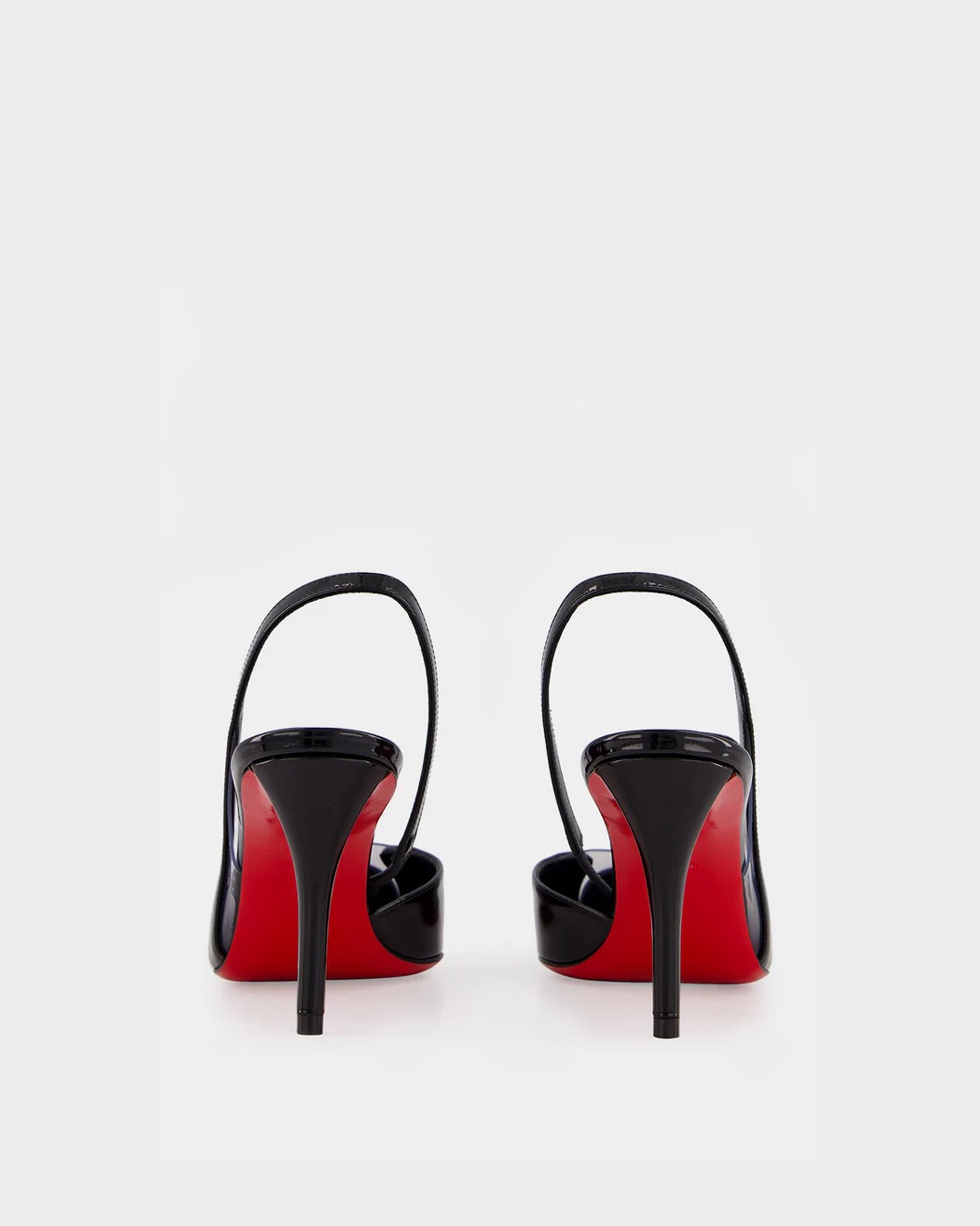 CHRISTIAN LOUBOUTIN Posticha 黑色漆皮 8 cm 高跟鞋
