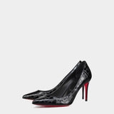 CHRISTIAN LOUBOUTIN Kate 8.5 cm 鱷魚壓紋高跟鞋