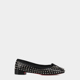 CHRISTIAN LOUBOUTIN Sweetie Jane black studded ballet flats 