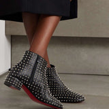 CHRISTIAN LOUBOUTIN Classic studded ankle boots 
