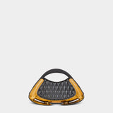 BALMAIN Mini Jolie Madame faux leather bag 