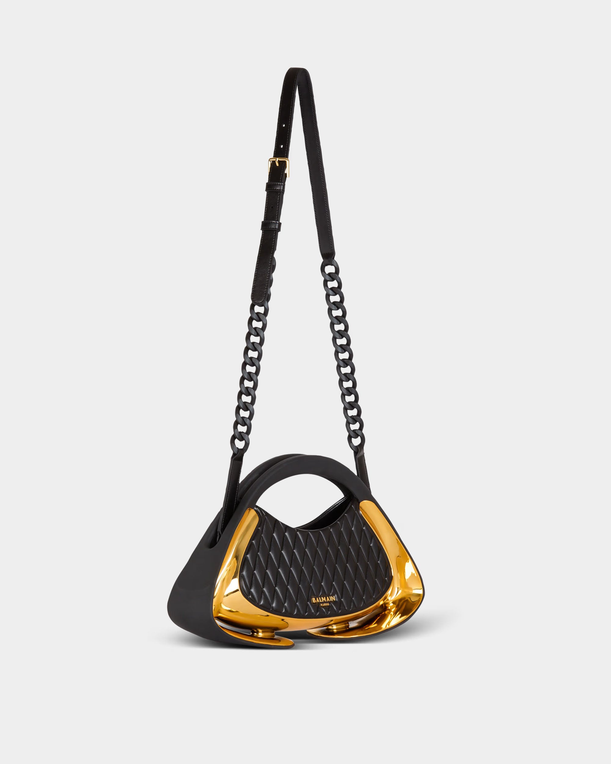 BALMAIN 中型 Jolie Madame 仿皮革包