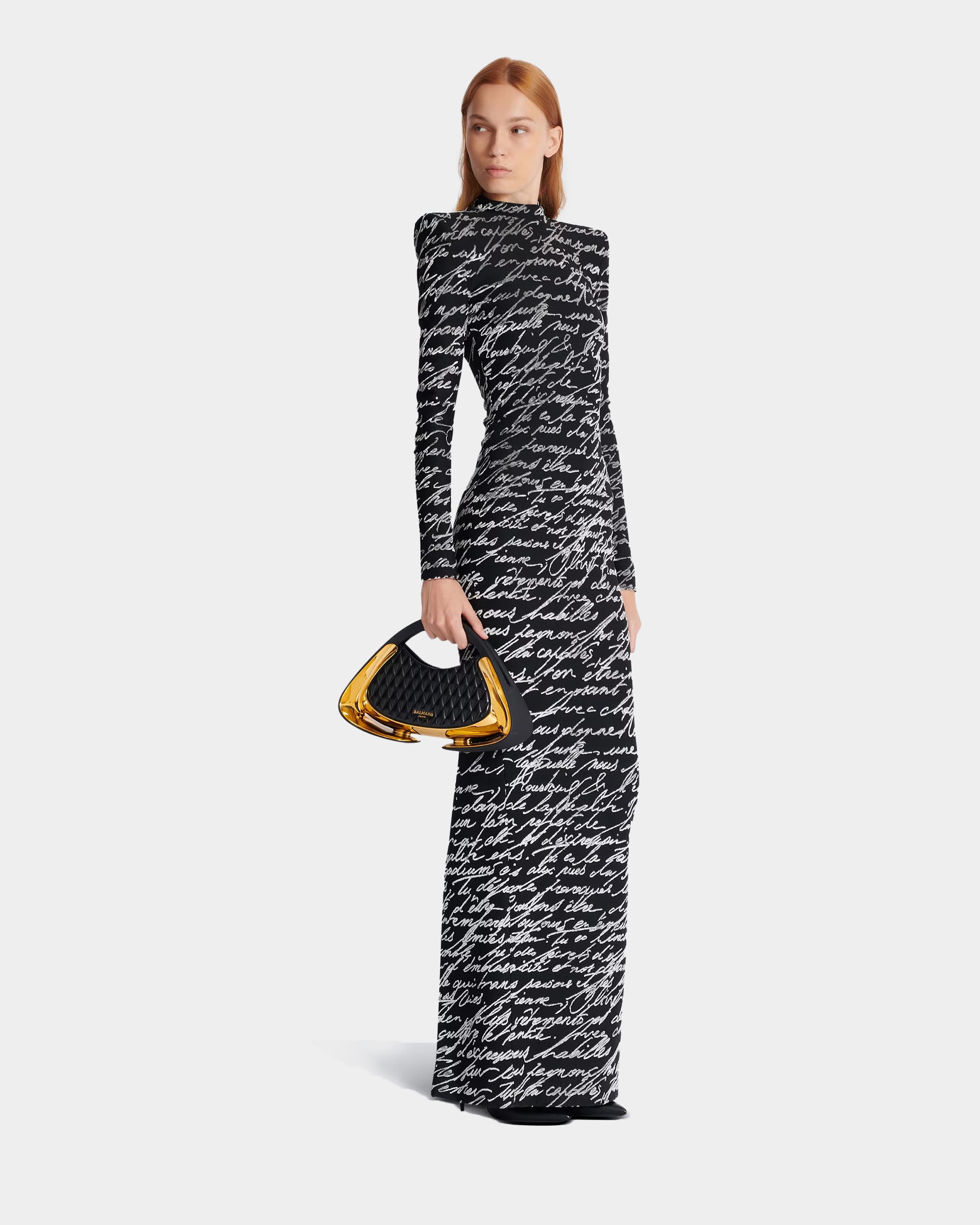 BALMAIN 中型 Jolie Madame 仿皮革包