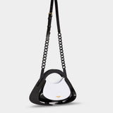 BALMAIN Medium Jolie Madame Quilted Faux Leather Bag 