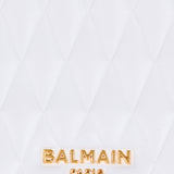 BALMAIN Medium Jolie Madame Quilted Faux Leather Bag 