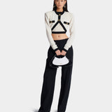 BALMAIN Medium Jolie Madame Quilted Faux Leather Bag 