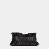 BALMAIN Mini Anthem Calfskin Bag - Black 