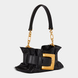 BALMAIN Mini Anthem Calfskin Bag - Black 