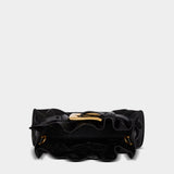 BALMAIN Mini Anthem Calfskin Bag - Black 