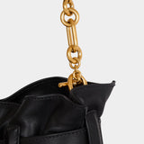BALMAIN Mini Anthem Calfskin Bag - Black 