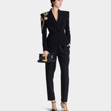 BALMAIN Mini Anthem Calfskin Bag - Black 