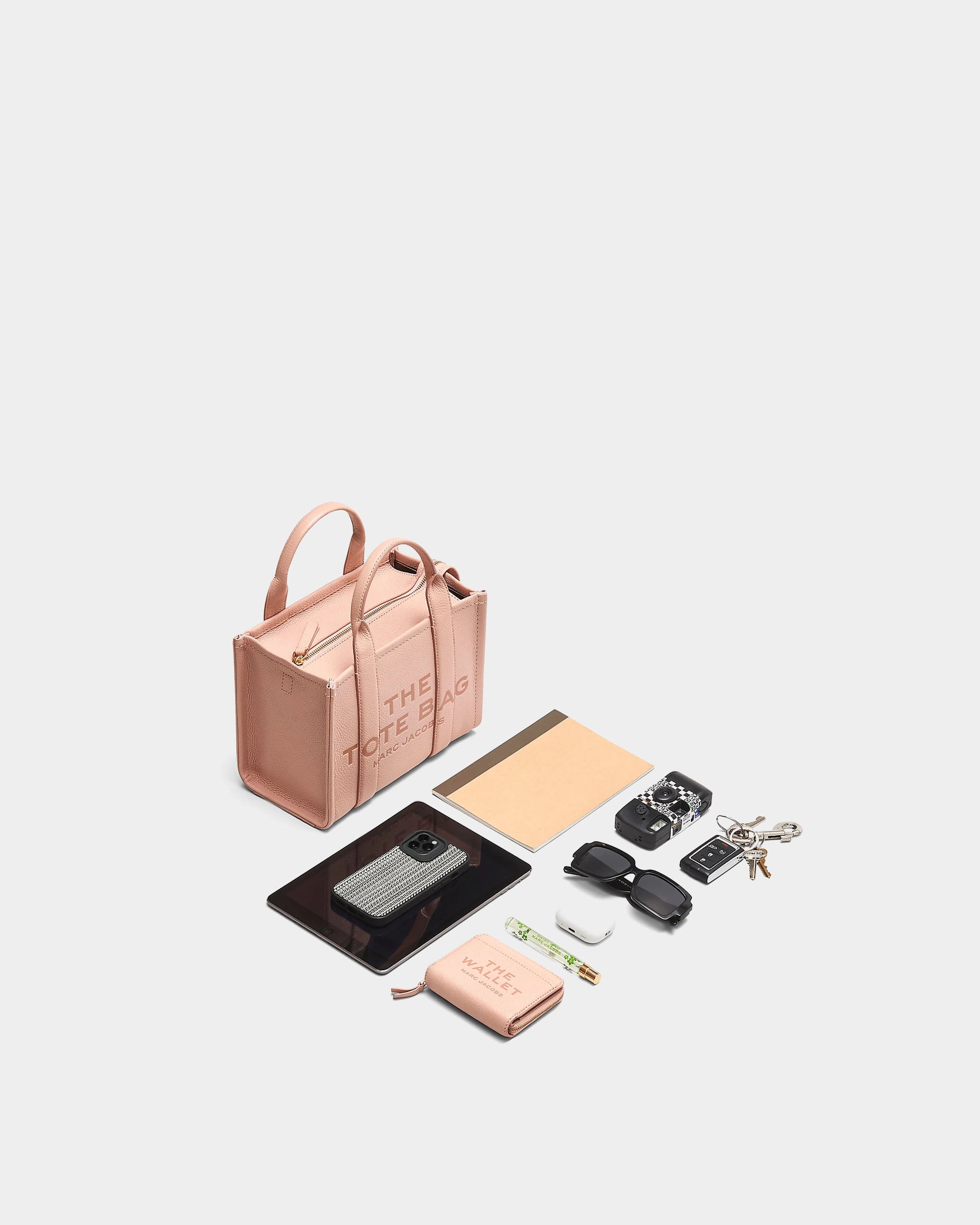 MARC JACOBS 小型撞色皮革托特包