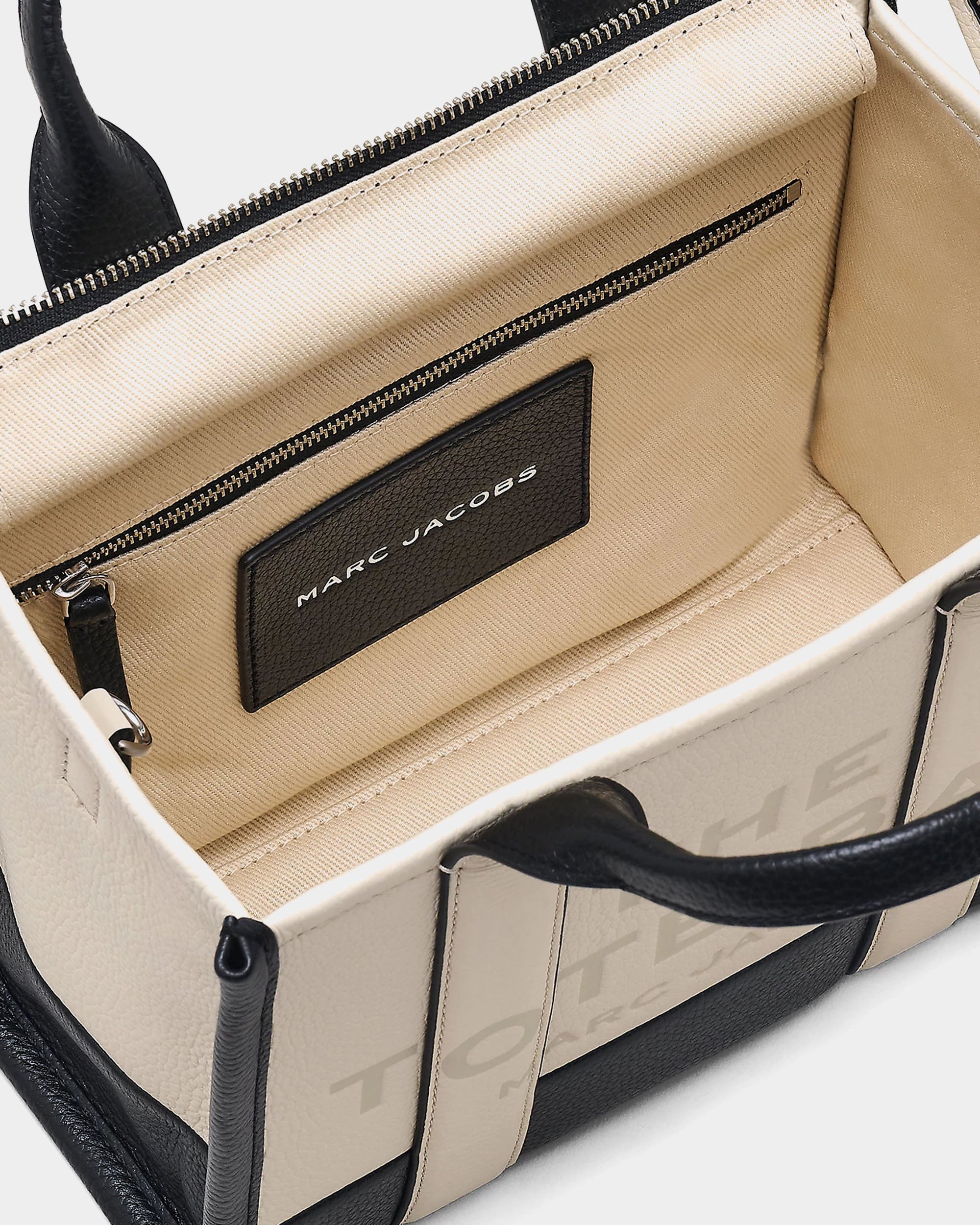 MARC JACOBS 小型撞色皮革托特包