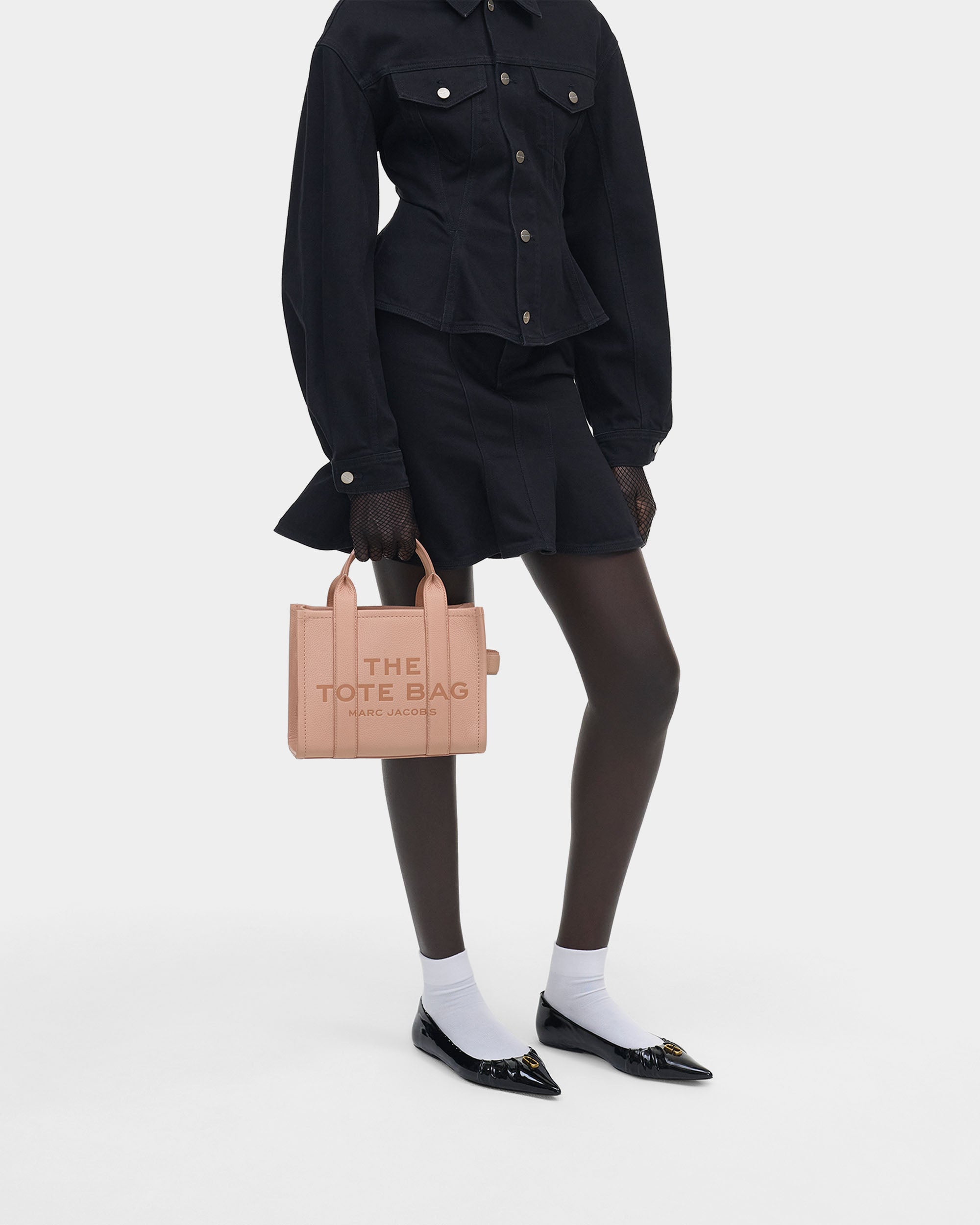MARC JACOBS The Tote 小型皮革托特包