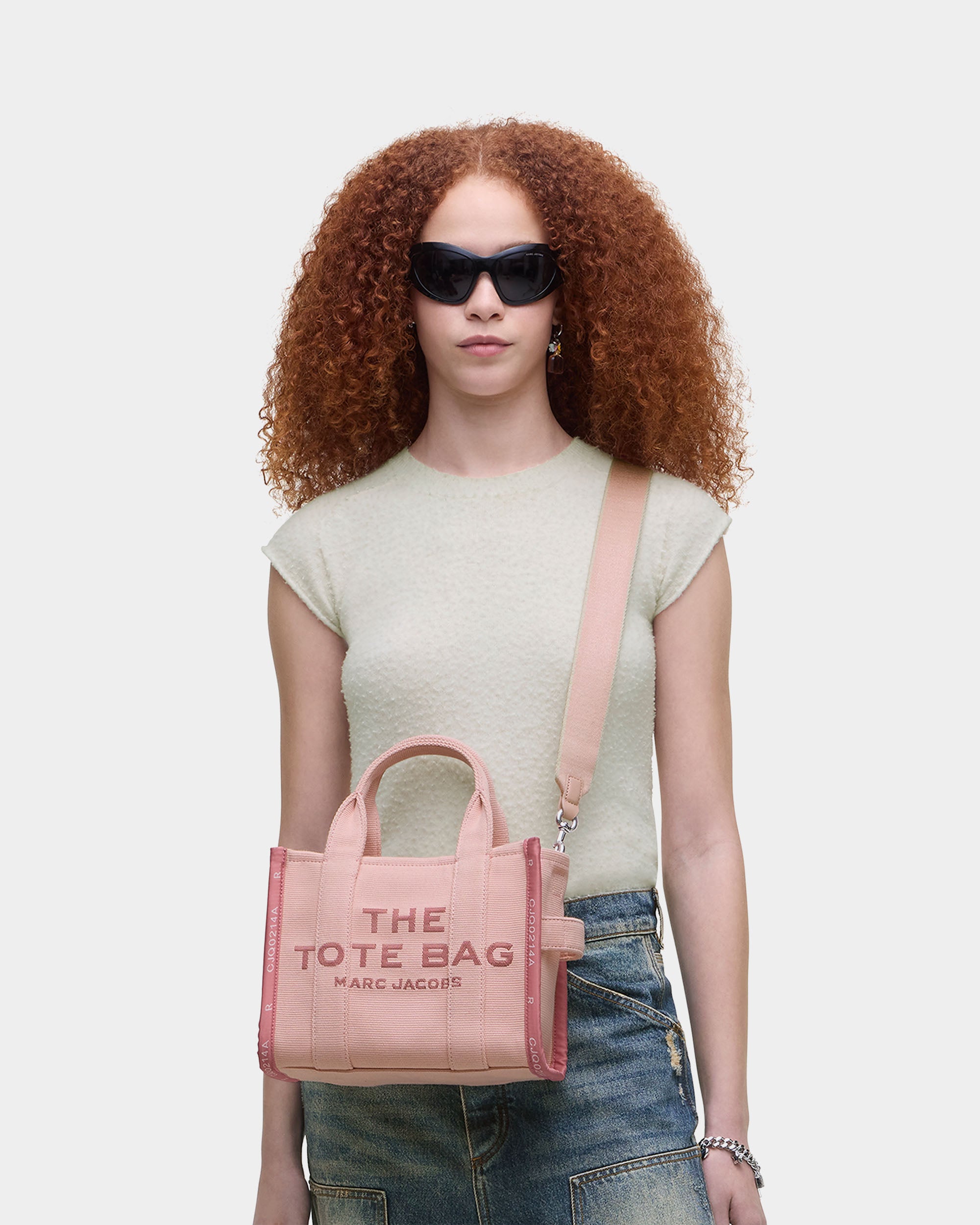MARC JACOBS 小型織造提花手提包