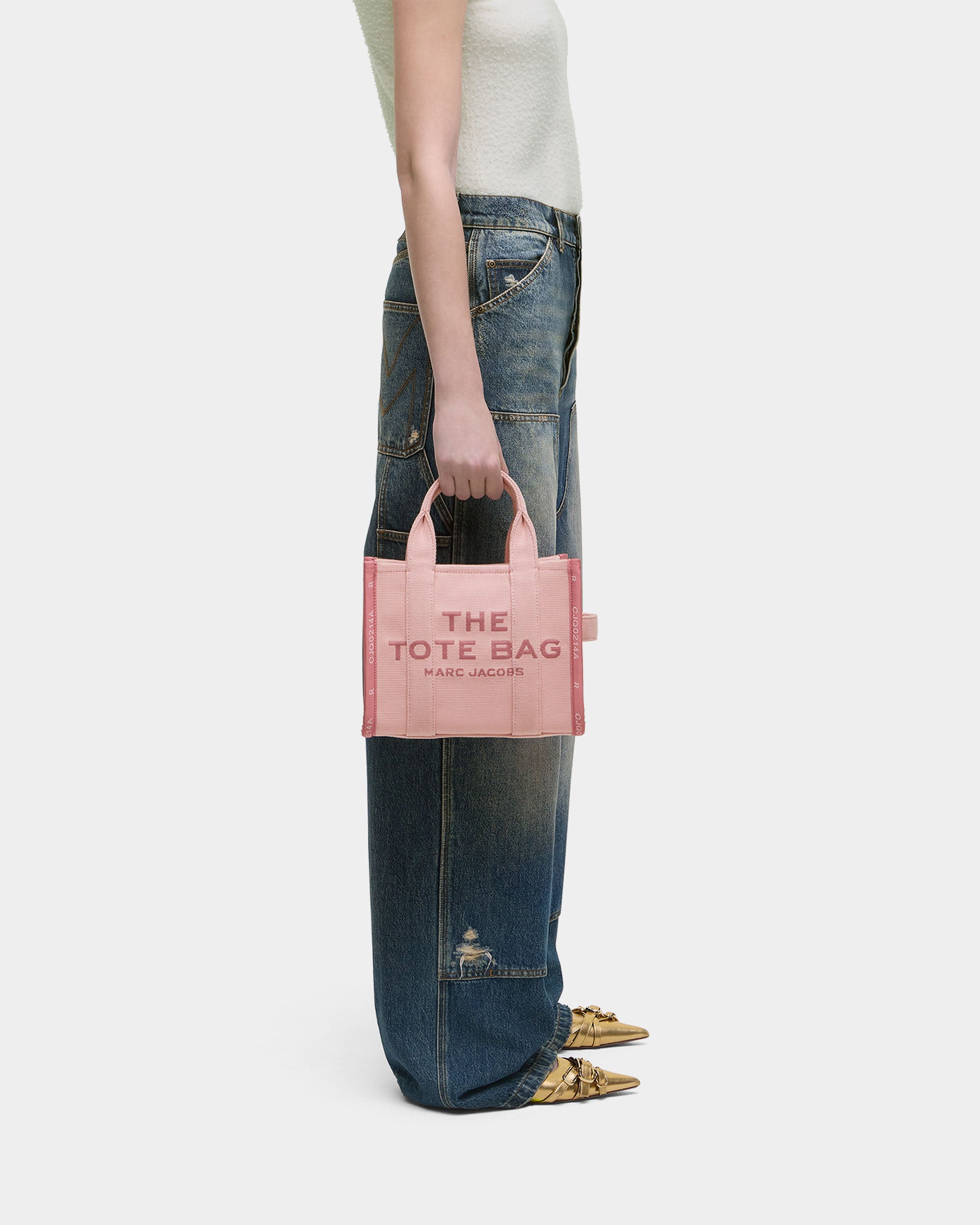 MARC JACOBS 小型織造提花手提包