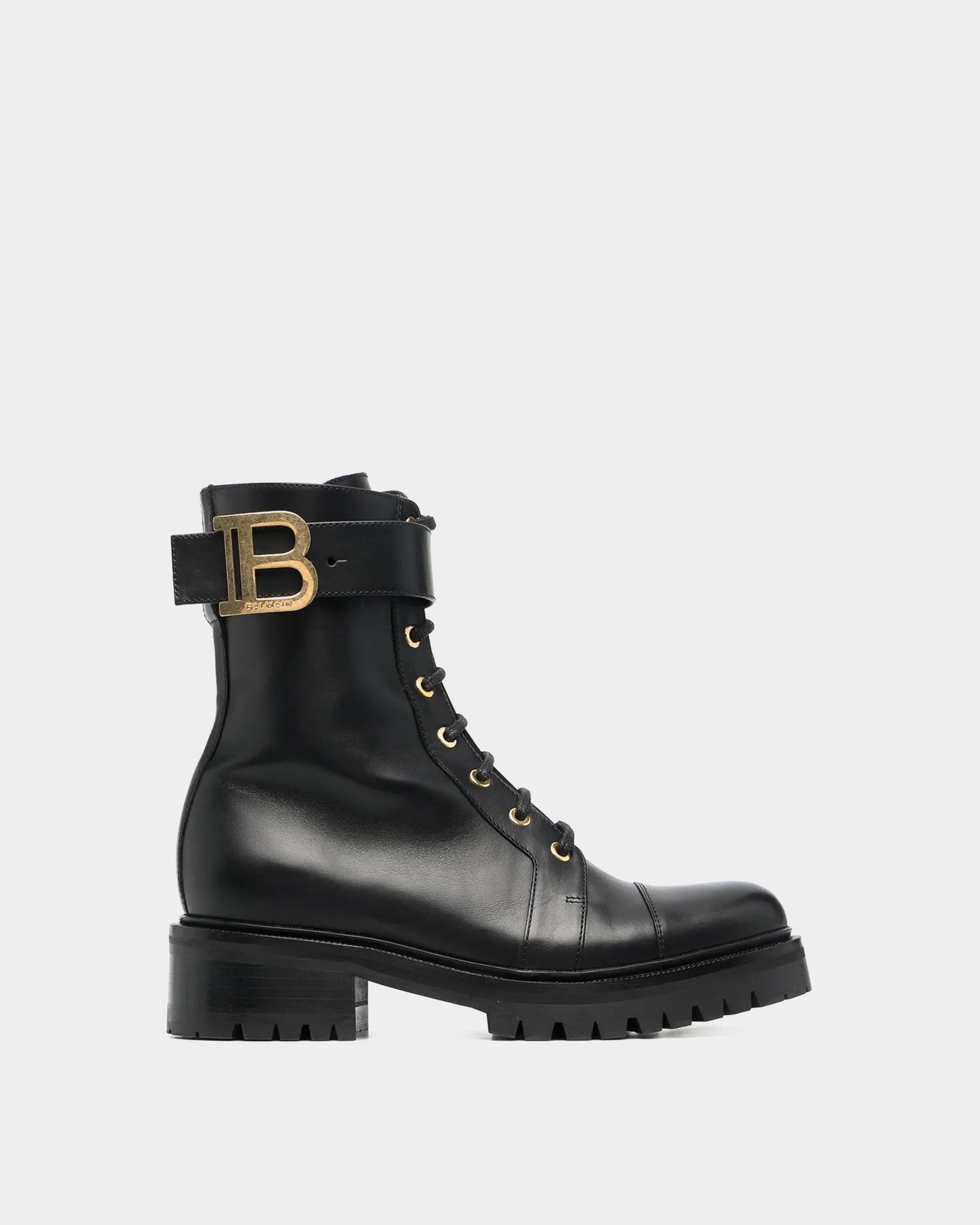 BALMAIN RANGER 小牛皮B字羅馬短靴