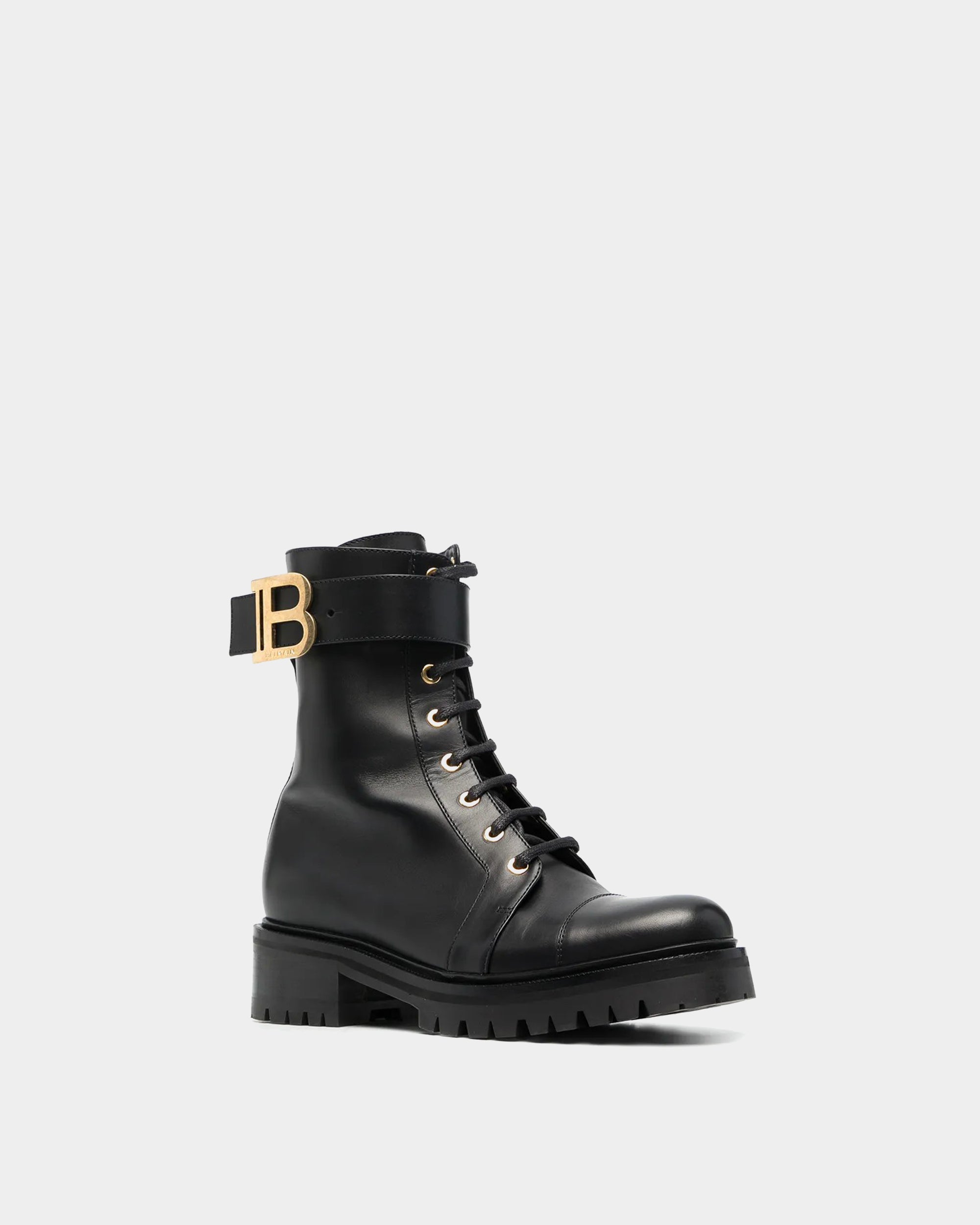 BALMAIN RANGER 小牛皮B字羅馬短靴