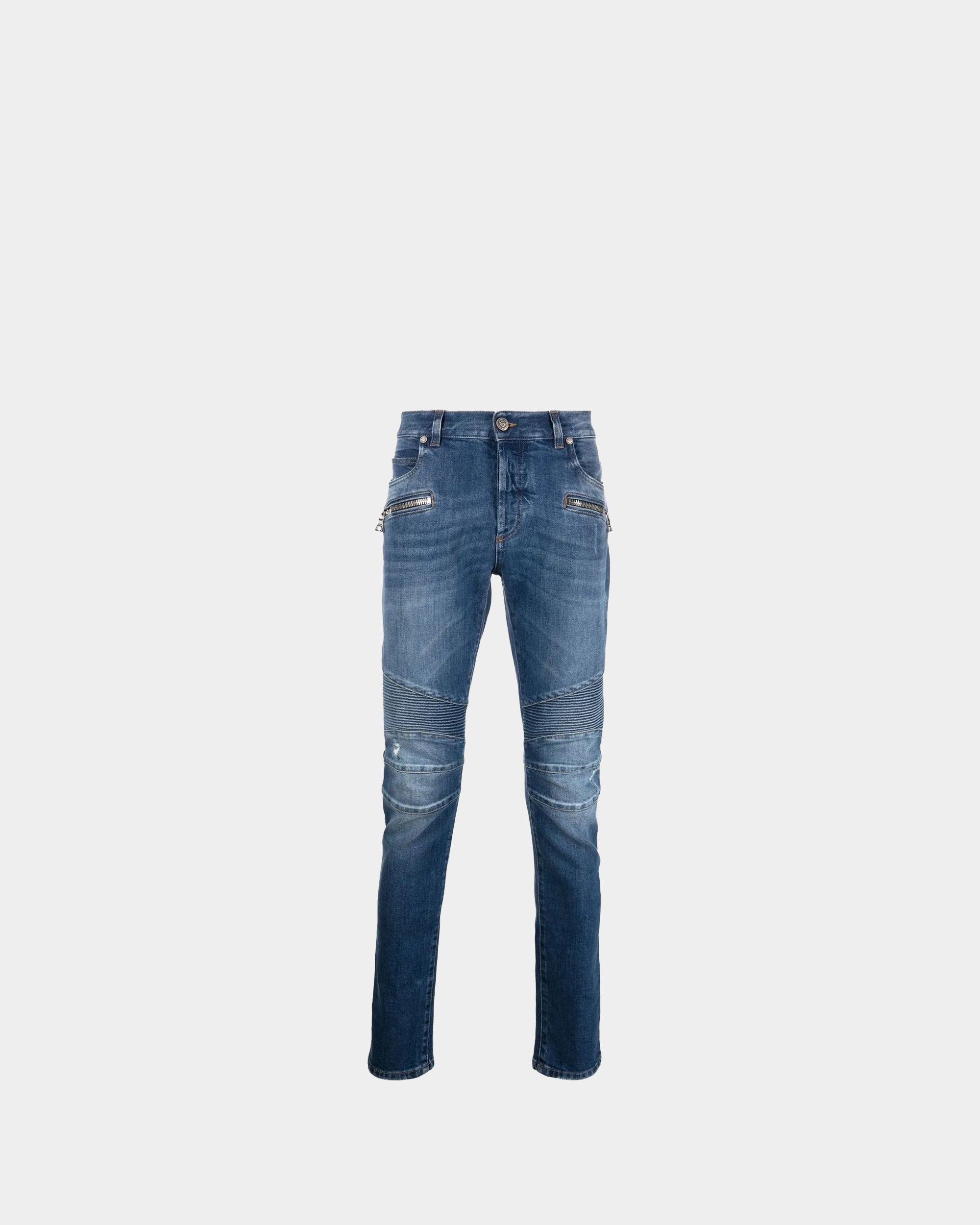 BALMAIN 機車仿舊修身牛仔褲